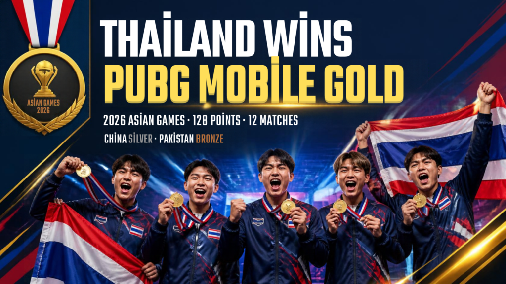 Thailand Wins PUBG Mobile Gold at 2026 Asian Games